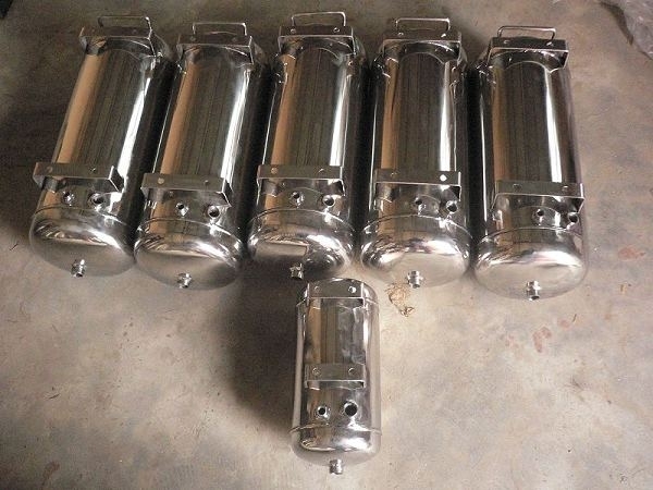 15L不銹鋼壓力容器 微型壓力容器 微型儲氣罐 氣動增壓泵儲氣罐